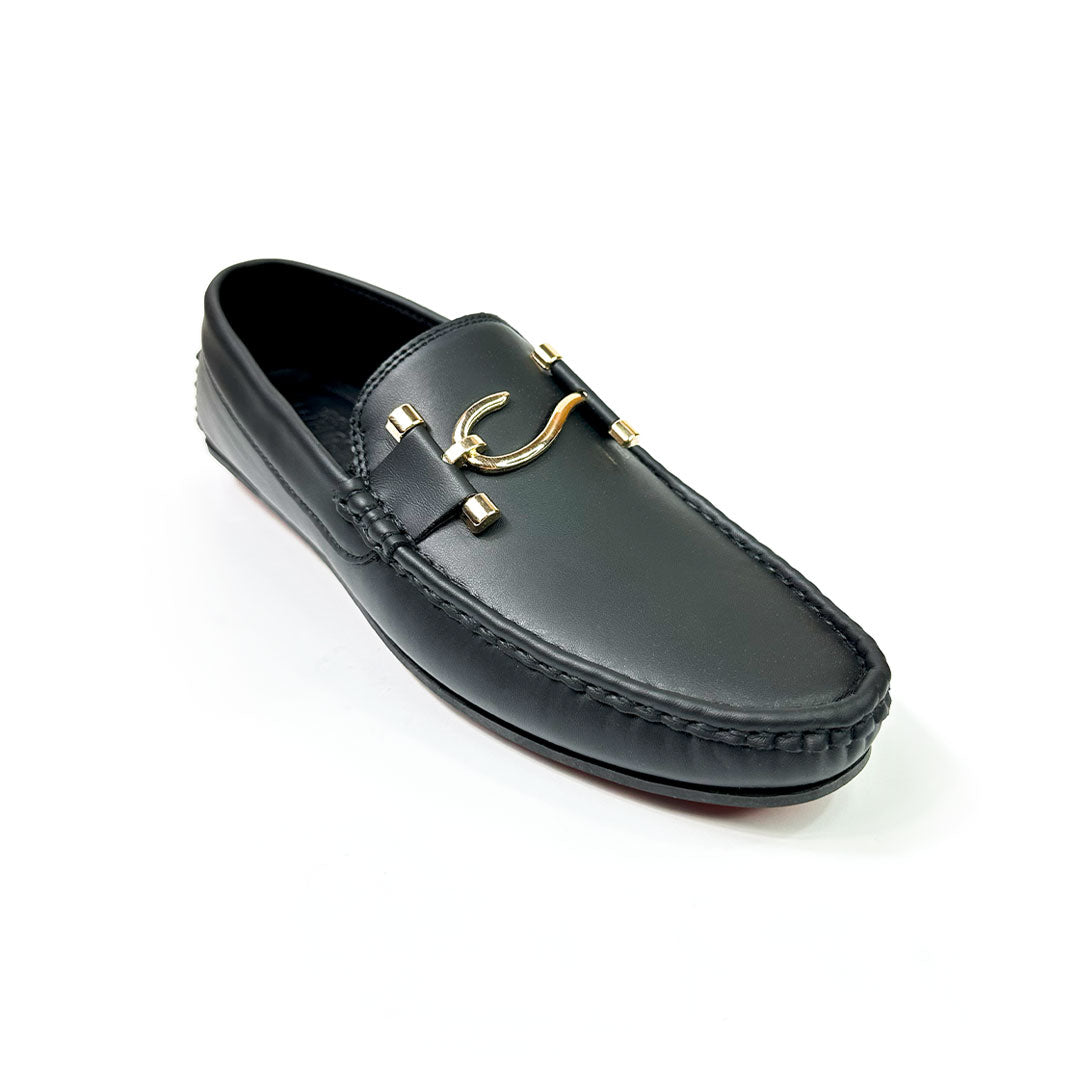 Formal Leather Loafers - Black Loafers