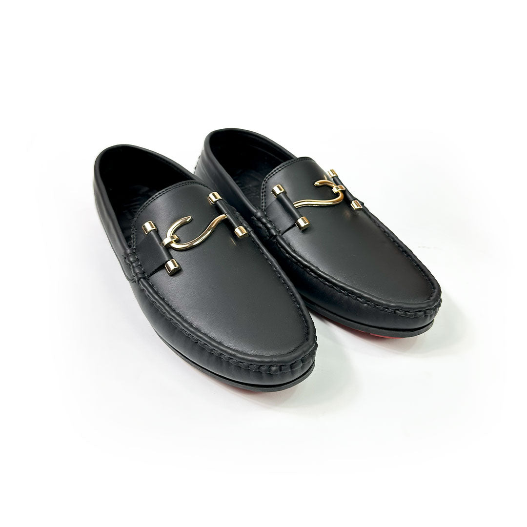 Formal Leather Loafers - Black Loafers