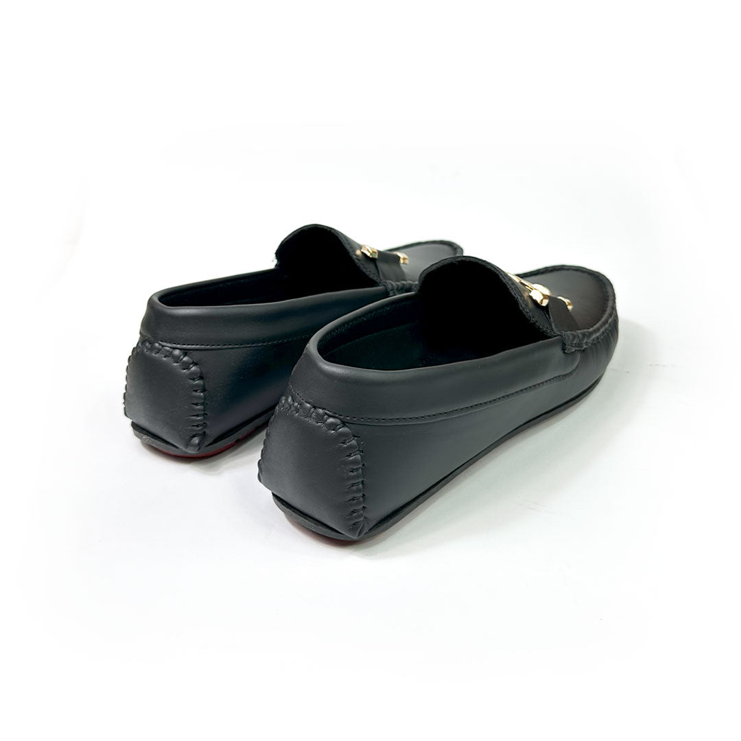 Formal Leather Loafers - Black Loafers