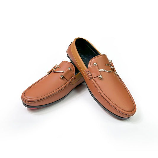 Formal Leather Loafers - Brown Formal Loafers