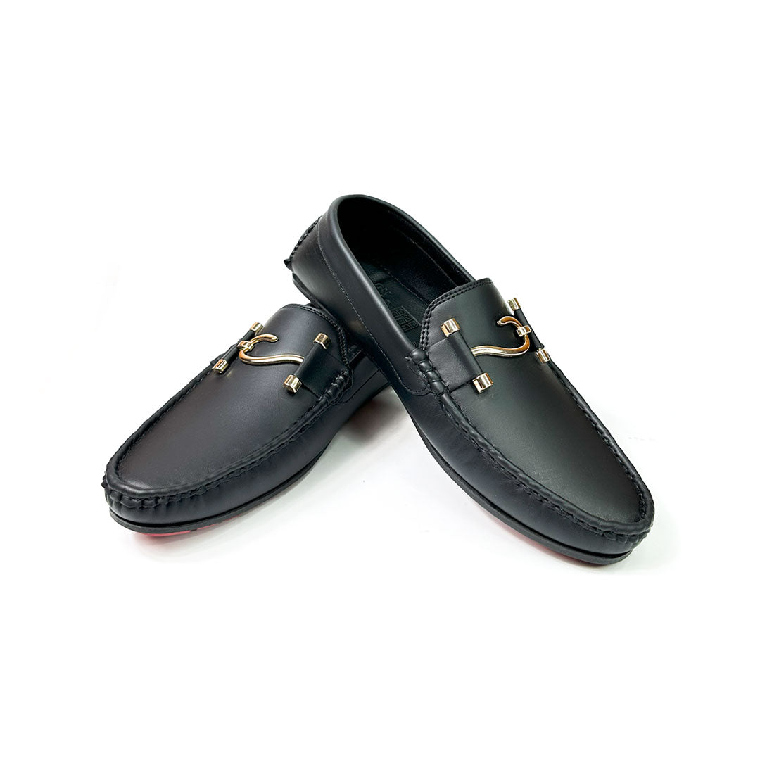 Formal Leather Loafers - Black Loafers