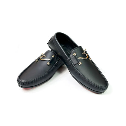 Formal Leather Loafers - Black Loafers