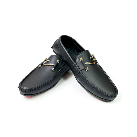 Formal Leather Loafers - Black Loafers