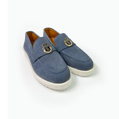 Suede Crest Loafers - Suede Leather Loafer - Premium Quality