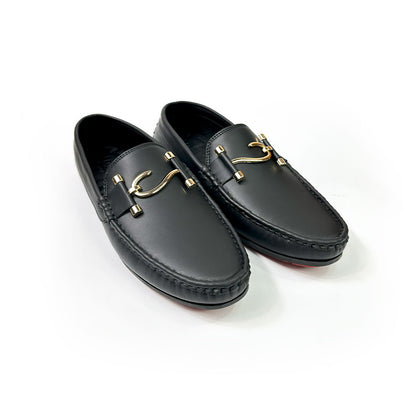 Formal Leather Loafers - Black Loafers