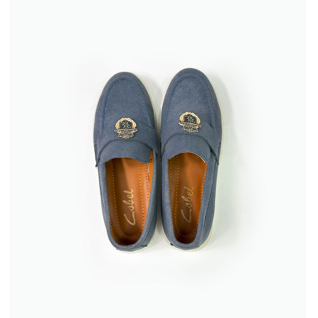 Suede Crest Loafers - Suede Leather Loafer - Premium Quality