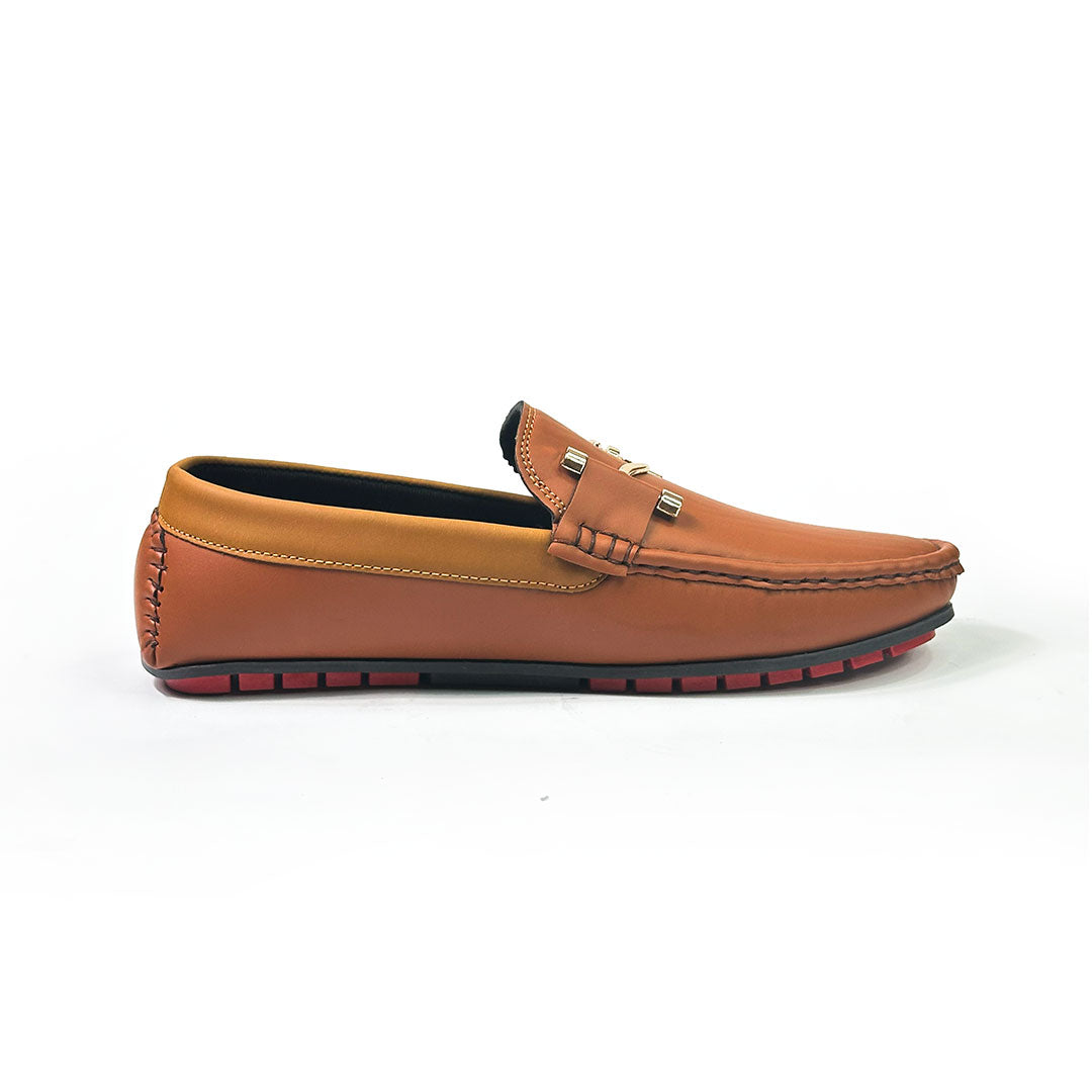 Formal Leather Loafers - Brown Formal Loafers