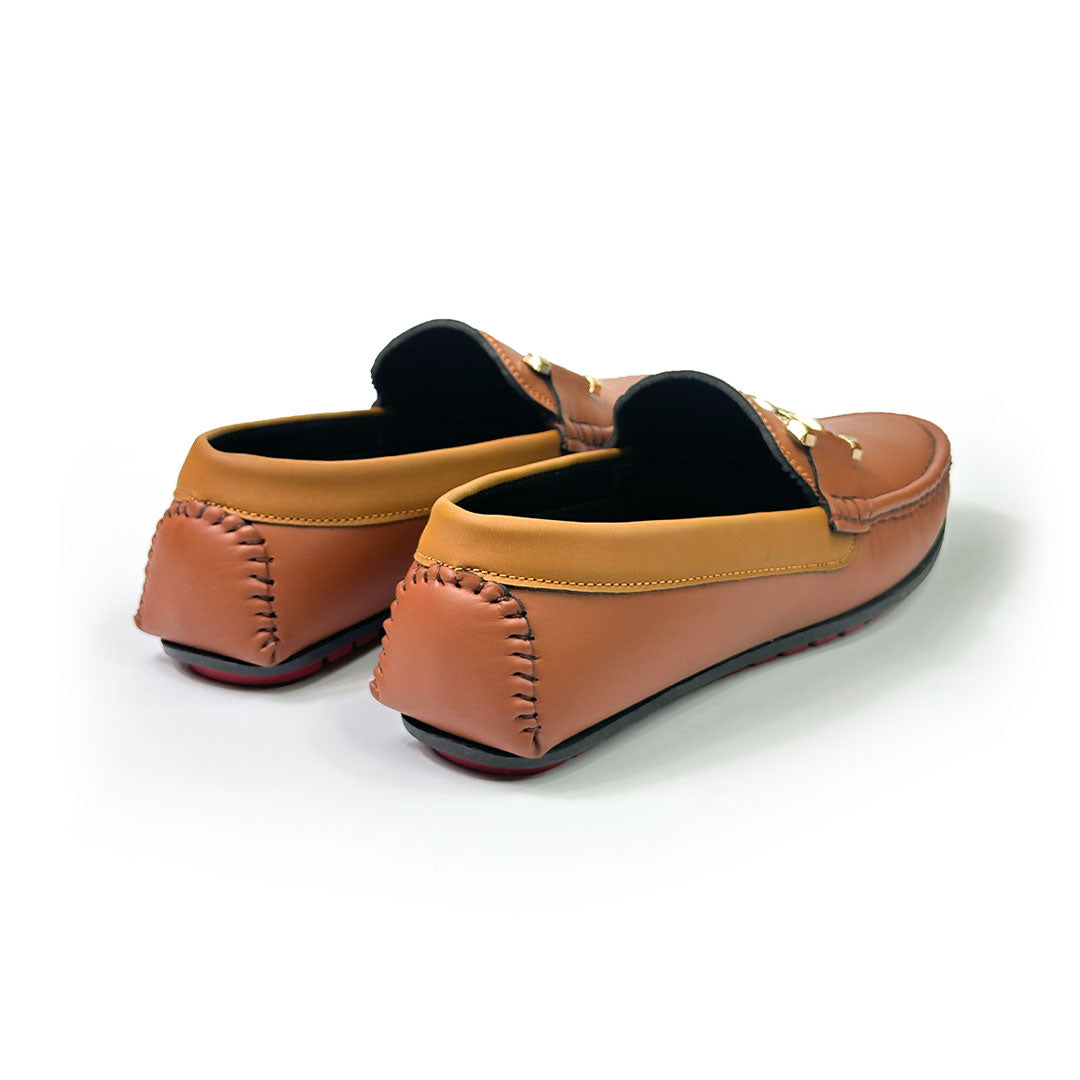 Formal Leather Loafers - Brown Formal Loafers